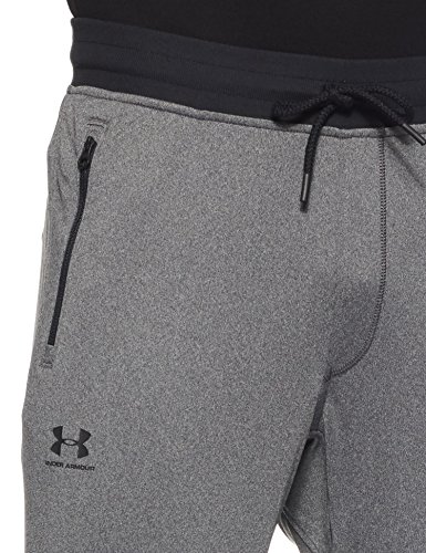 Under Armour Sportstyle Tricot Jogger Pantalones, Gris (Carbon Heather/Black 090), XS para Hombre