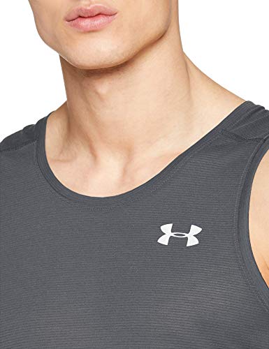 Under Armour Streaker 2.0 Tanque, Hombre, Gris, LG