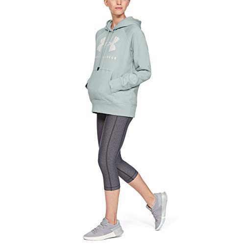 Under Armour Sudadera Con Capucha Ua Rival Fleece Sportstyle Graphic Sudadera Con Capucha, Mujer, Green, XS