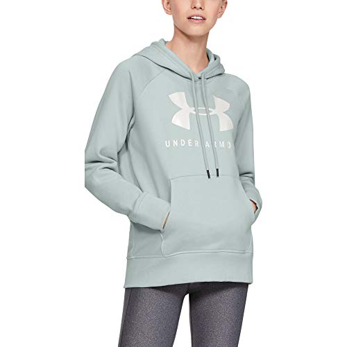 Under Armour Sudadera Con Capucha Ua Rival Fleece Sportstyle Graphic Sudadera Con Capucha, Mujer, Green, XS