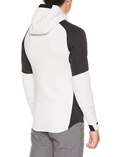 Under Armour Sudadera con Capucha y Cremallera para Hombre, Hombre, Sudadera con Cremallera, 1320705, Blanco (100)/Negro, XXL