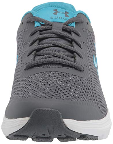 Under Armour Surge 2, Zapatillas para Correr de Carretera para Mujer, Parcela Gris Blanco Ecuador Azul 105, 38 EU