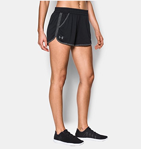 Under Armour Tech 2.0 Twist Pantalón Corto, Mujer, Negro (001), M