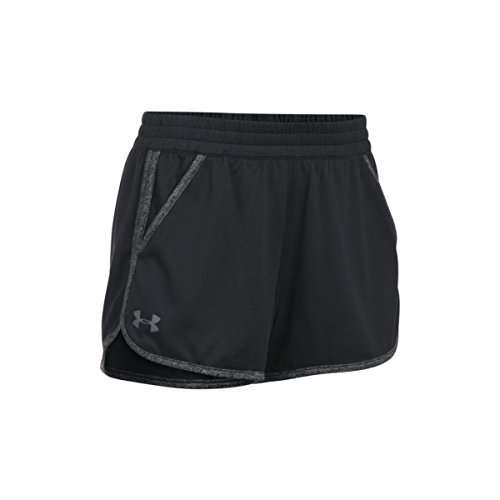 Under Armour Tech 2.0 Twist Pantalón Corto, Mujer, Negro (001), M