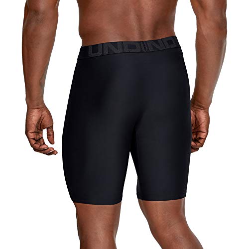 Under Armour Tech 23 cm B Ropa Interior Elástica, 2 Unidades, Hombre, Negro (Black 001), L