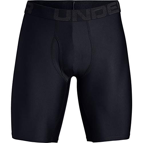 Under Armour Tech 23 cm B Ropa Interior Elástica, 2 Unidades, Hombre, Negro (Black 001), L