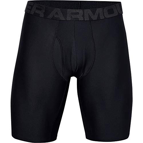 Under Armour Tech 23 cm B Ropa Interior Elástica, 2 Unidades, Hombre, Negro (Black 001), L