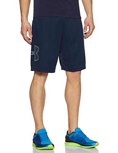 Under Armour Tech Graphic Short Pantalón Corto, Hombre, Azul (Academy/Steel 409), M