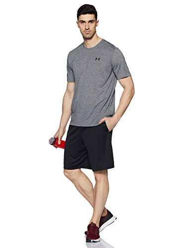 Under Armour Tech Graphic Short Pantalón Corto, Hombre, Negro (Black/Graphite 001), L