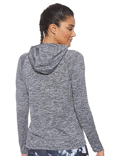 Under Armour Tech Hoody 2.0-Twist Sudadera con Capucha, Mujer, Negro (Black/Metallic Silver 001), L