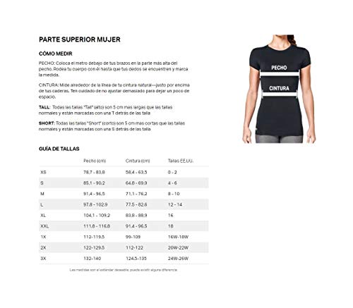 Under Armour Tech Short Sleeve-Twist Camiseta, Mujer, Negro (Black/Metallic Silver 001), S
