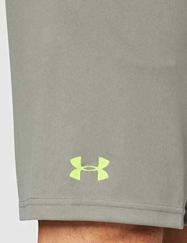 Under Armour Tech Wordmark Corto, Hombre, Verde, LG