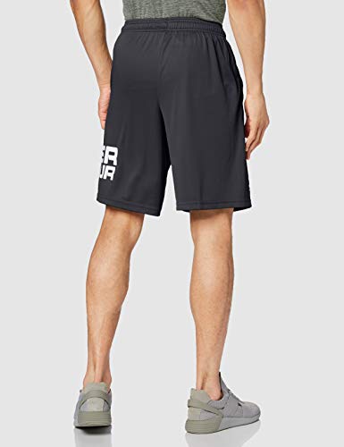 Under Armour Tech Wordmark Shorts pantalón Corto, Hombre, Negro, SM