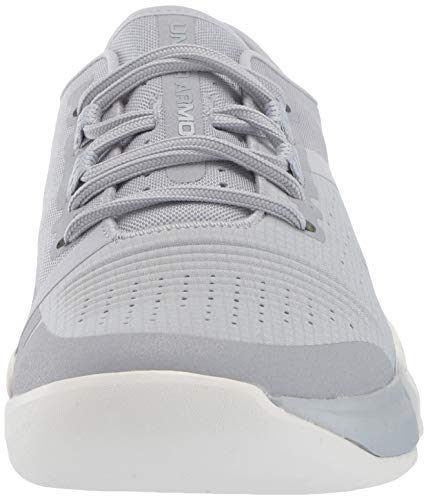 Under Armour Tribase Reign, Zapatillas Deportivas para Interior para Hombre, Gris (Mod Gray/White/White (102) 102), 41 EU