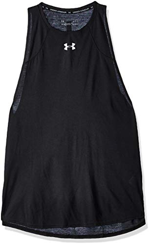 Under Armour UA Baseline Performance Tank Tanque de Baloncesto, Hombre, Negro (Black/Pitch Gray/White 001), S