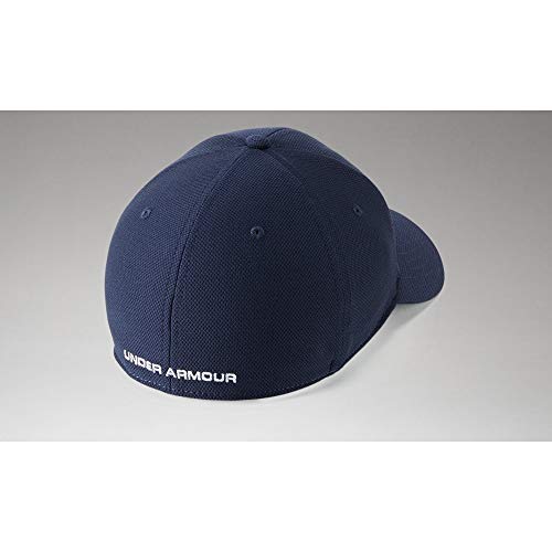 Under Armour UA Blitzing 3.0 Gorra para Hombre, Gorra con Visera Transpirable, cómoda Gorra Deportiva para Hombre con Banda de transpiración, Midnight Navy/Graphite/White (410), L/XL