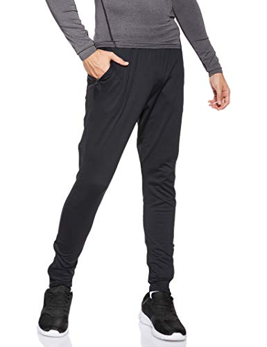 Under Armour UA Challenger II Pantalones para Hombre, Ajustado pantalón de chándal, Pantalones Largos ultraligeros y de Secado rápido, Black/Graphite (001), LG