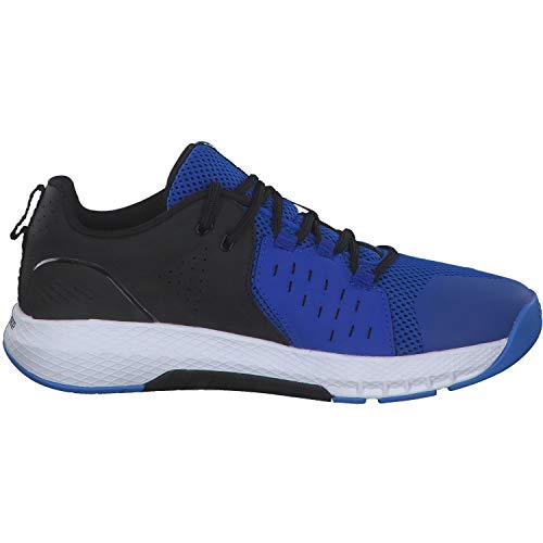 Under Armour UA Charged Commit TR 2, Zapatillas Deportivas para Interior para Hombre, Azul Versa Blue White Black, 45 EU