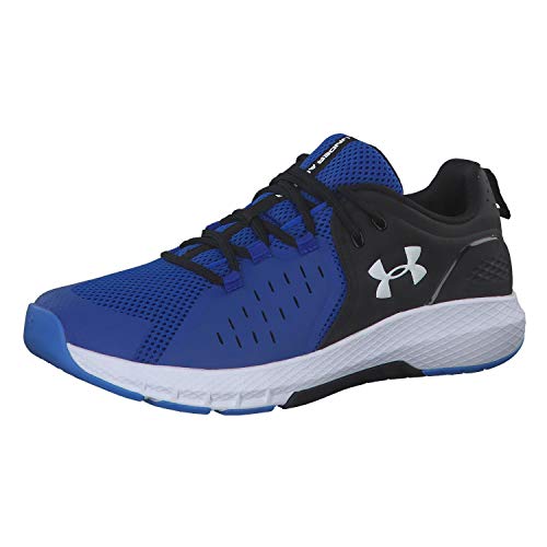 Under Armour UA Charged Commit TR 2, Zapatillas Deportivas para Interior para Hombre, Azul Versa Blue White Black, 45 EU