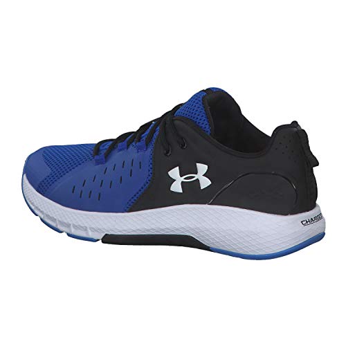 Under Armour UA Charged Commit TR 2, Zapatillas Deportivas para Interior para Hombre, Azul Versa Blue White Black, 45 EU