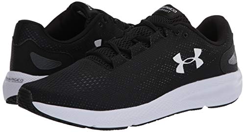 Under Armour UA Charged Pursuit 2, Zapatillas para Correr para Hombre, Negro (Black/White/White (001) 001), 43 EU