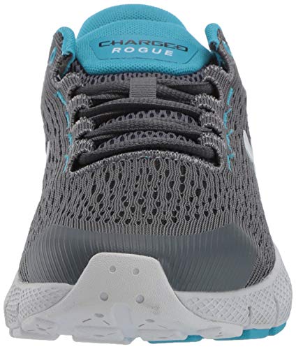 Under Armour UA Charged Rogue 2, Zapatillas para Correr, Calzado cómodo para Hombre, Gris (Pitch Gray/Halo Gray/Halo Gray), 42 EU