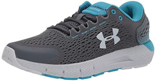 Under Armour UA Charged Rogue 2, Zapatillas para Correr, Calzado cómodo para Hombre, Gris (Pitch Gray/Halo Gray/Halo Gray), 42 EU