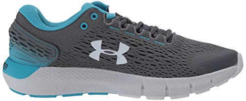 Under Armour UA Charged Rogue 2, Zapatillas para Correr, Calzado cómodo para Hombre, Gris (Pitch Gray/Halo Gray/Halo Gray), 42 EU