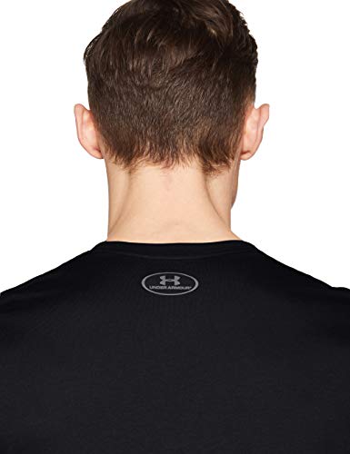 Under Armour UA GL Wordmark SS T Camiseta, Hombre, Negro (Black/Red/Steel 001), M