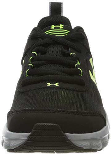 Under Armour UA GS Assert 8, Zapatillas de Running Unisex Adulto, Negro (Black/Steel/X-Ray), 36 EU