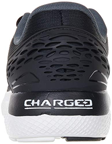 Under Armour UA GS Charged Rogue 2, Zapatillas para Correr, Calzado Deportivo de Calidad Unisex Adulto, Negro (Black/Halo Gray/White), 37.5 EU