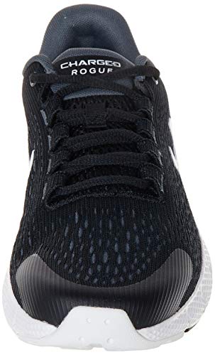 Under Armour UA GS Charged Rogue 2, Zapatillas para Correr, Calzado Deportivo de Calidad Unisex Adulto, Negro (Black/Halo Gray/White), 37.5 EU