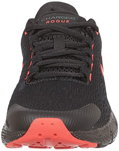 Under Armour UA GS Charged Rogue 2, Zapatillas para Correr, Calzado Deportivo de Calidad Unisex Adulto, Negro (Black/Versa Red/Versa Red), 39 EU