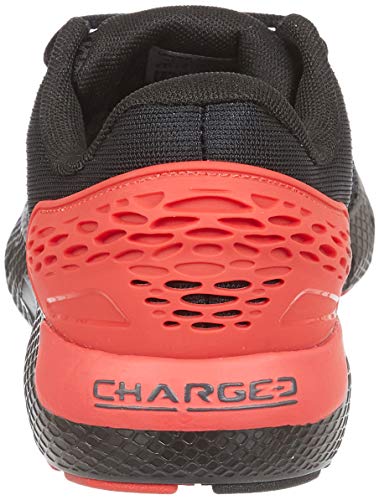 Under Armour UA GS Charged Rogue 2, Zapatillas para Correr, Calzado Deportivo de Calidad Unisex Adulto, Negro (Black/Versa Red/Versa Red), 39 EU