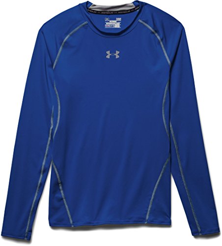 Under Armour UA HeatGear Long Sleeve Camiseta De Manga Larga, Hombre, Azul (Royal/Steel 400), L