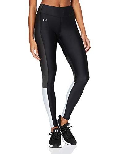 Under Armour UA HG Armour Perforation Inset Leggings Pantalones Deportivos Para Mujer, Mallas Deportivas Mujer Negro MD