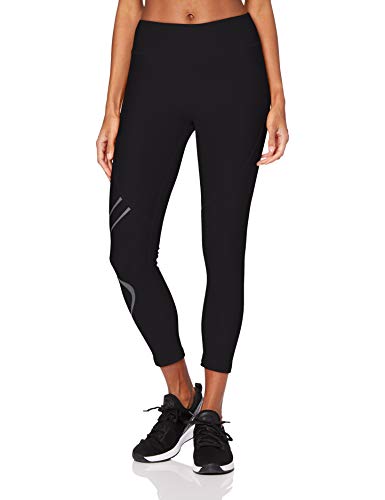 Under Armour UA HG Armour Shine Graphic Ankle Crop Pantalones Deportivos Para Mujer, Mallas Deportivas Mujer Negro SM