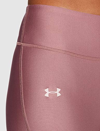 Under Armour UA HG Armour Shine Perforation Ankle Crop Pantalones Deportivos Para Mujer, Mallas Deportivas Mujer rosa LG