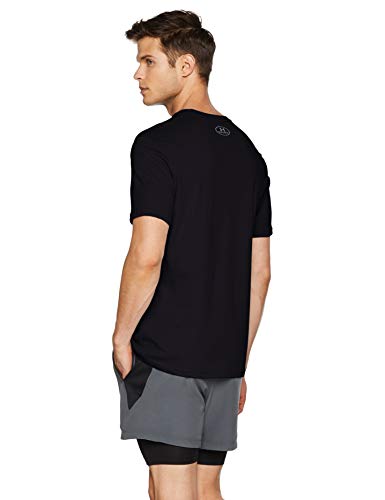 Under Armour UA I Will 2.0 SS Camiseta, Hombre, Negro (Black/White 001), L