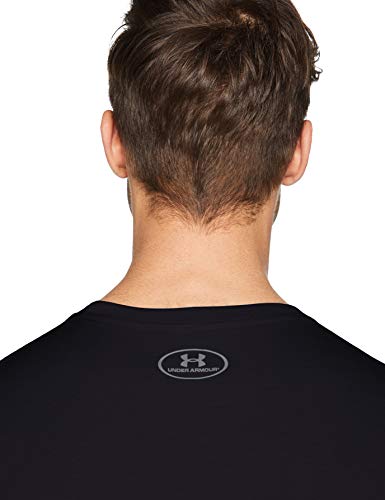 Under Armour UA I Will 2.0 SS Camiseta, Hombre, Negro (Black/White 001), L