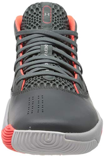 Under Armour UA Lockdown 4, Zapatos de Baloncesto para Hombre, Gris (Pitch Gray/Halo Gray/Beta), 43 EU