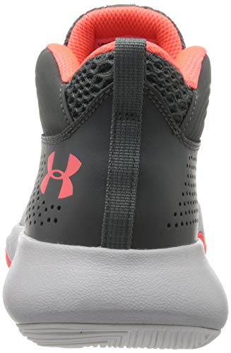 Under Armour UA Lockdown 4, Zapatos de Baloncesto para Hombre, Gris (Pitch Gray/Halo Gray/Beta), 43 EU