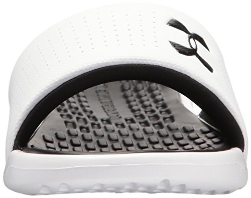 Under Armour UA M Playmaker Fix SL, Zapatos de Playa y Piscina para Hombre, Blanco (White//Black), 46 EU