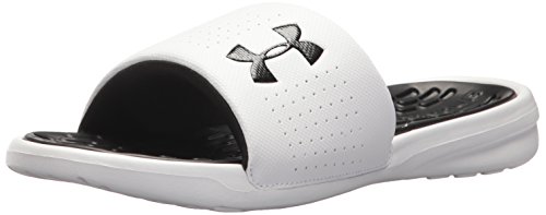 Under Armour UA M Playmaker Fix SL, Zapatos de Playa y Piscina para Hombre, Blanco (White//Black), 46 EU