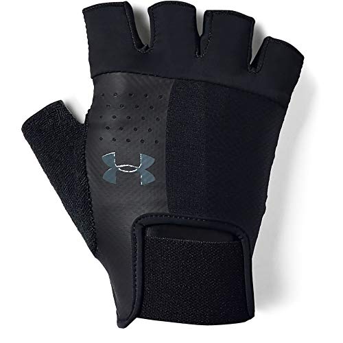 Under Armour UA Men's Training Glove Hombre, Guantes sin Dedos, Negro (Black/Pitch Gray 001), L