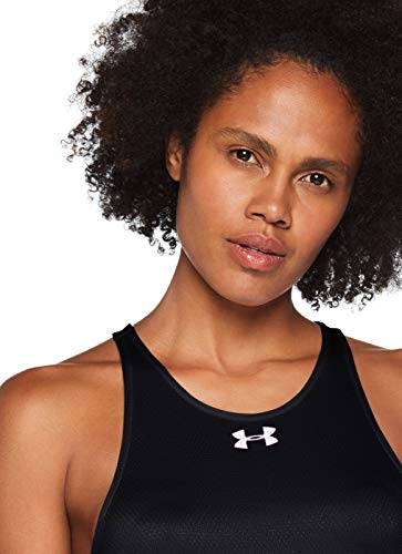 Under Armour UA Qualifier Tank Camiseta Sin Mangas, Mujer, Negro, SM