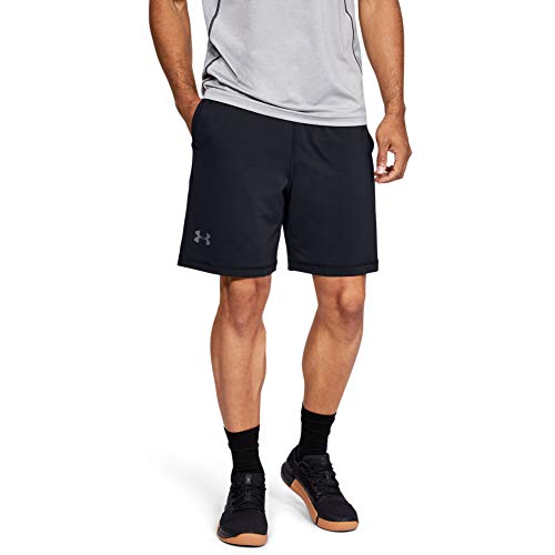 Under Armour UA RAID 8 Shorts, pantalón corto Hombre, Negro (Black/Graphite (001)), L