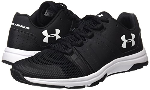 Under Armour UA Raid TR, Zapatillas de Deporte para Hombre, Negro (Black/Black/White 002), 40.5 EU