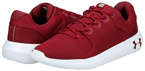 Under Armour UA Ripple 2.0, Zapatillas de Running para Hombre, Rojo (Cardinal/White/Cardinal (601) 601), 41 EU