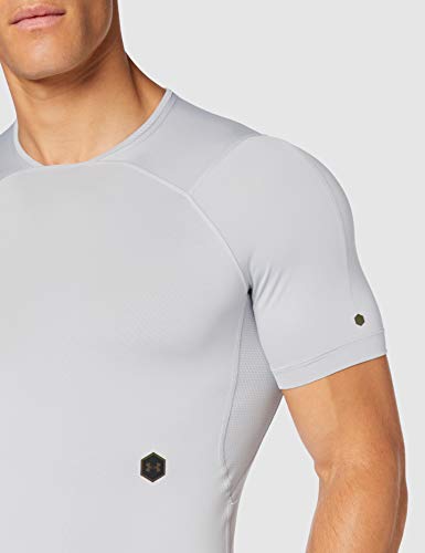 Under Armour UA Rush Camiseta Masculina de Manga Corta, Camiseta de compresión con tecnología Rush, Camiseta Deportiva con Corte de compresión